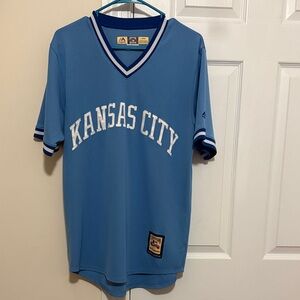 Majestic Sky Blue Kansas City Jersey